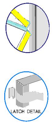 Angle-Lok Latch Detail