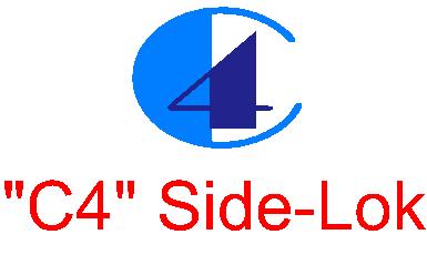 Side access filter housing for 4 inch filters only (extruded aluminum track).