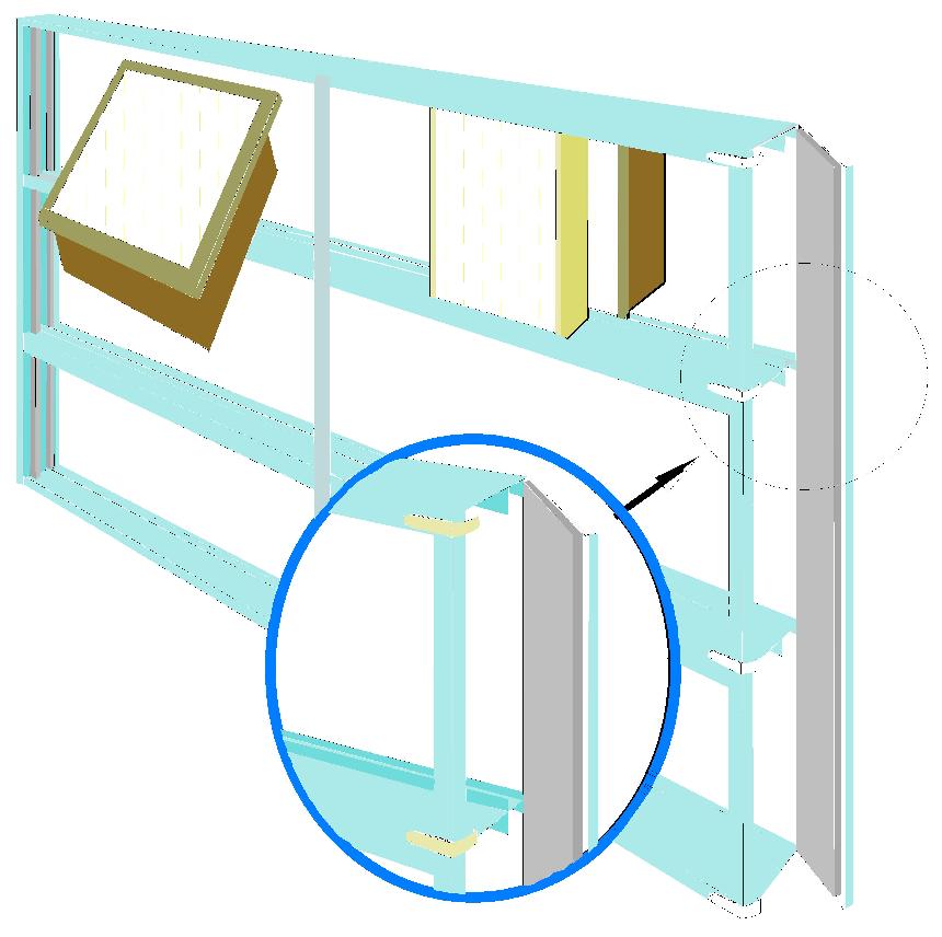 Front/Rear Loading Track Assembly with "Hinged Door" Locking Mechanism